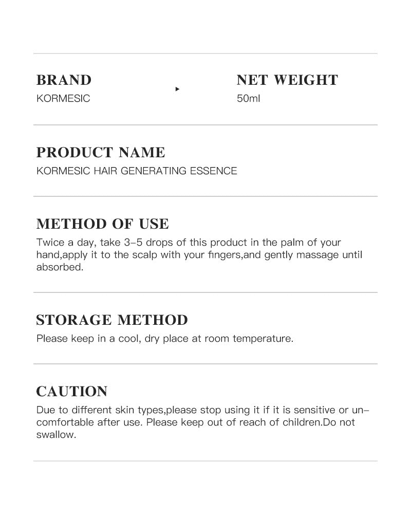 Hair Growth Serum Anti Loss Regrowth Hair Growth Oil Prevent Baldness Repair Damage Scalp Massage Moisturizing Nourish Hair Care