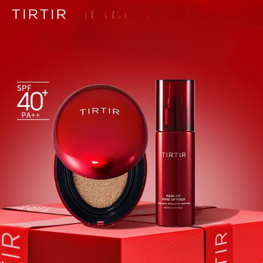 TIRTIR Red Cushion Foundation - Waterproof Full Coverage Korean Makeup
