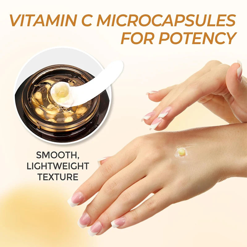 Anti-Wrinkle Vita C Capsule Cream with Collagen - Korean Anti-Aging Gel