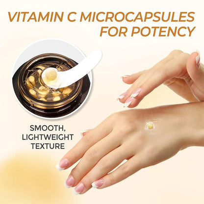Anti-Wrinkle Vita C Capsule Cream with Collagen - Korean Anti-Aging Gel