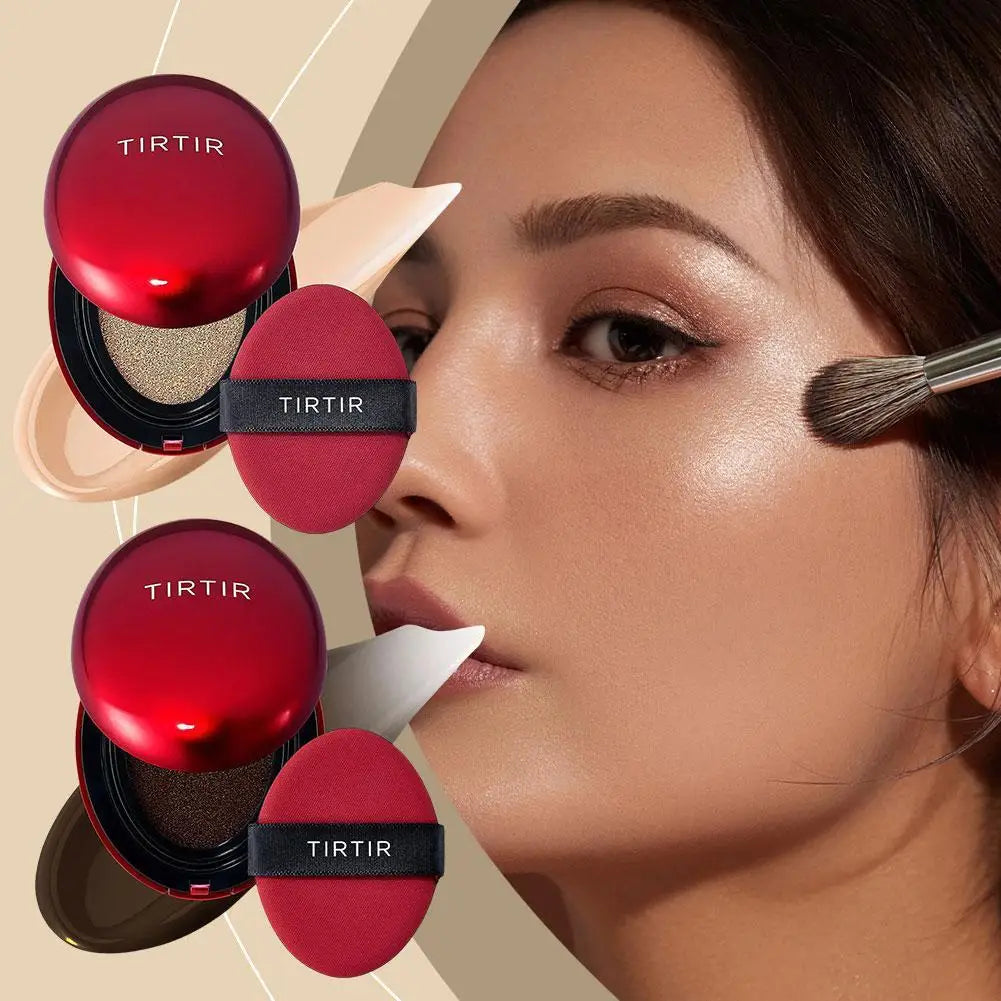 TIRTIR Red Cushion Foundation - Waterproof Full Coverage Korean Makeup