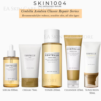 CENTELLA Korean Skin Care Complete 4-Piece Set