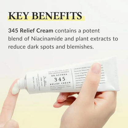 DR.ALTHEA 345 Relief Cream - Soothing Antioxidant Cream for Sensitive Skin