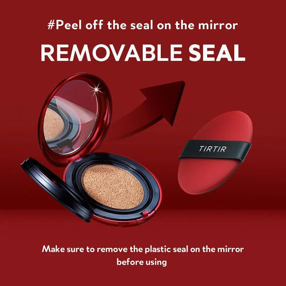 TIRTIR Red Cushion Foundation - Waterproof Full Coverage Korean Makeup