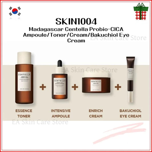 CENTELLA Korean Skin Care Complete 4-Piece Set