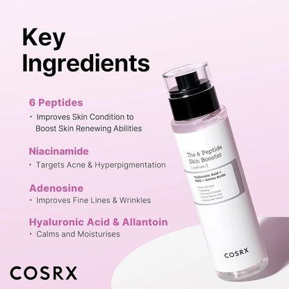 COSRX 6X Peptide Collagen Boosting Toner with Niacinamide