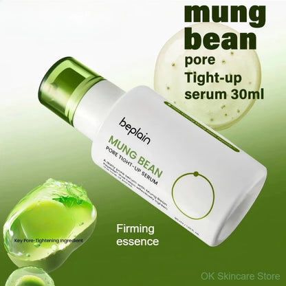 Mung Bean Revitalizing Essence – Premium Korean Purity Collection 4PCS set Cleansing Foam, Serum, exfolliater and mask