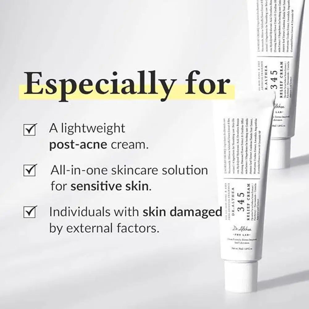 DR.ALTHEA 345 Relief Cream - Soothing Antioxidant Cream for Sensitive Skin