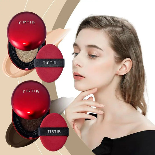 TIRTIR Red Cushion Foundation - Waterproof Full Coverage Korean Makeup