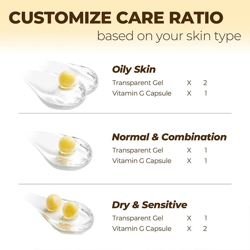 Anti-Wrinkle Vita C Capsule Cream with Collagen - Korean Anti-Aging Gel