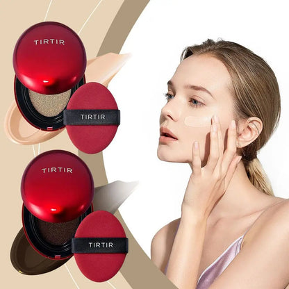 TIRTIR Red Cushion Foundation - Waterproof Full Coverage Korean Makeup