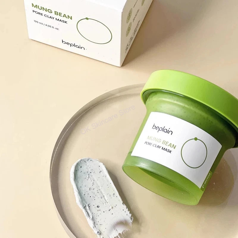 Mung Bean Revitalizing Essence – Premium Korean Purity Collection 4PCS set Cleansing Foam, Serum, exfolliater and mask