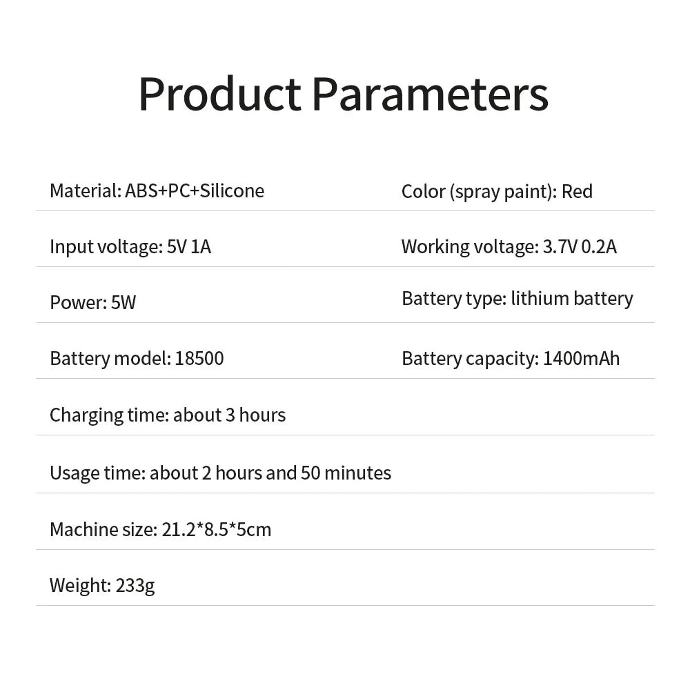 3 Modes Electric Massage Comb Portable Red Light Laser Comb for Hair Follicle Hair Follicles