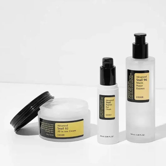 Advanced Snail Essence Full Kit - Korean Snail Mucin Skincare Set