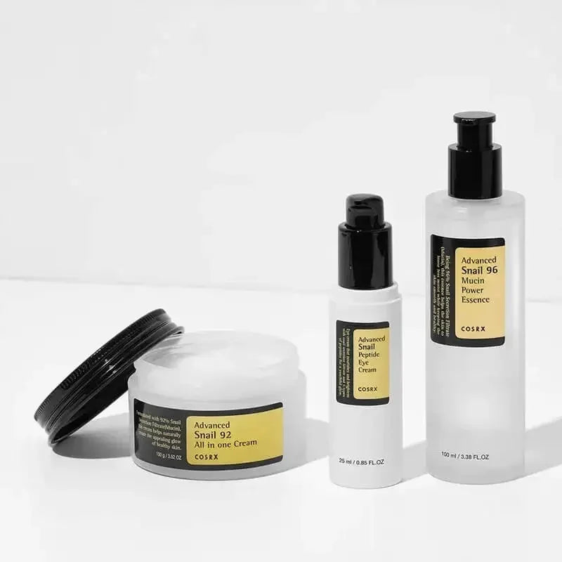 Advanced Snail Essence Full Kit - Korean Snail Mucin Skincare Set